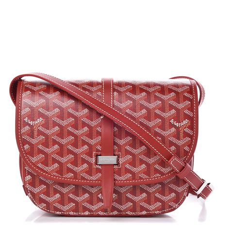 goyard messenger bag red|goyard belvedere bag price.